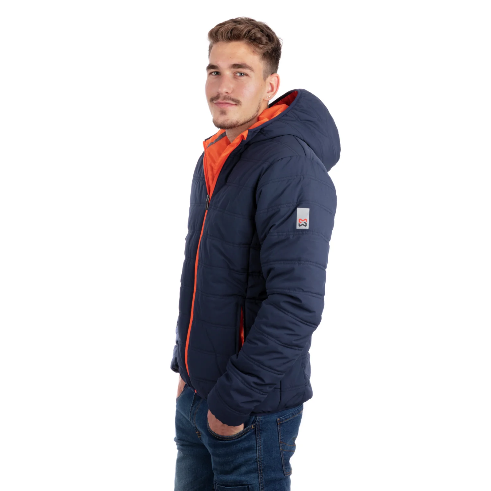 Giacca Moon WÜRTH MODYF Uomo – Imbottita, Con Cappuccio E Zip, Leggera E Calda, Colore A Contrasto