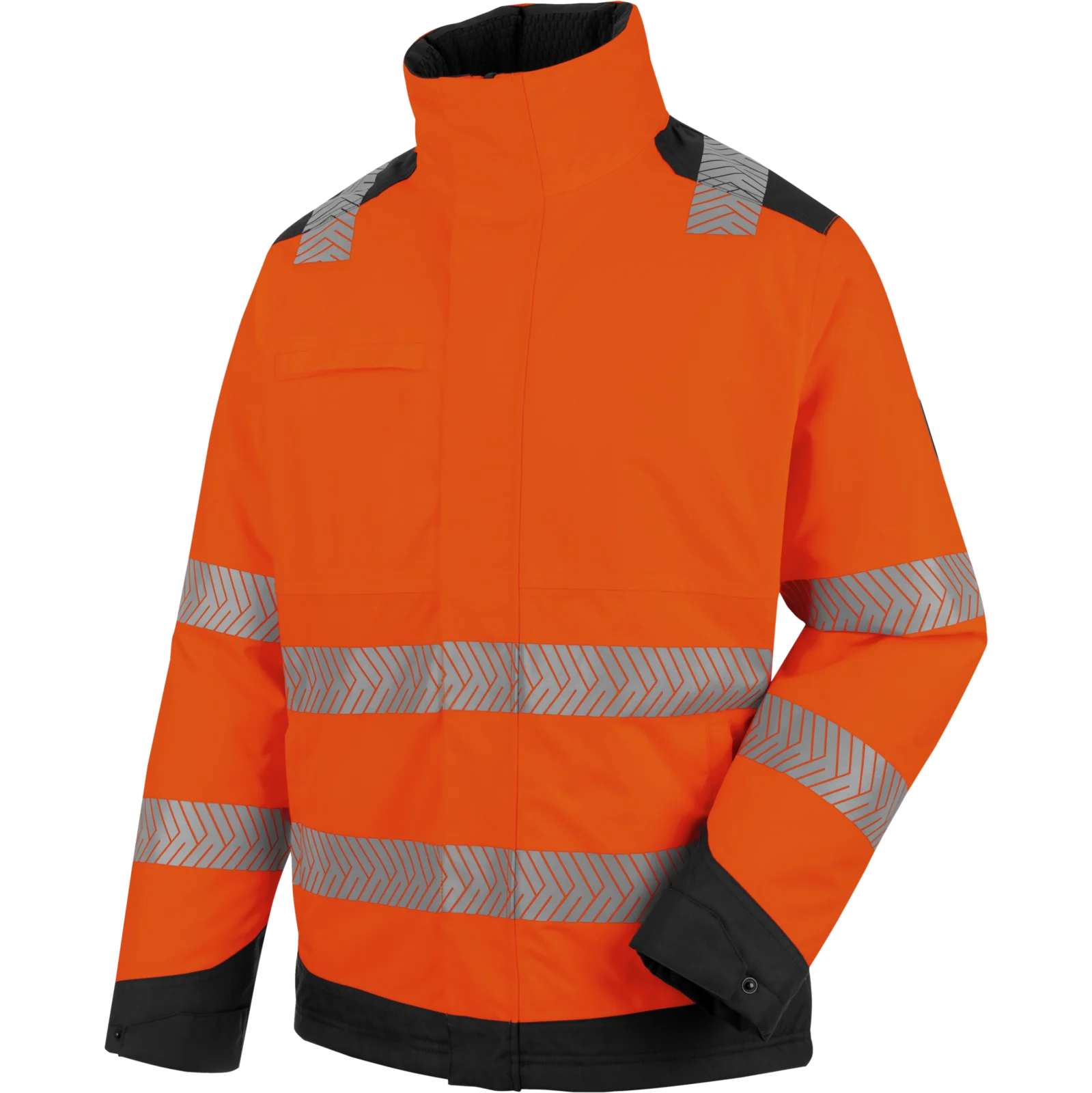 Giubbino Alta Visibilità M-Wave Per Adulti, Taglia M/L, Gilet Riflettente Fluorescente Per Sicurezza - 3