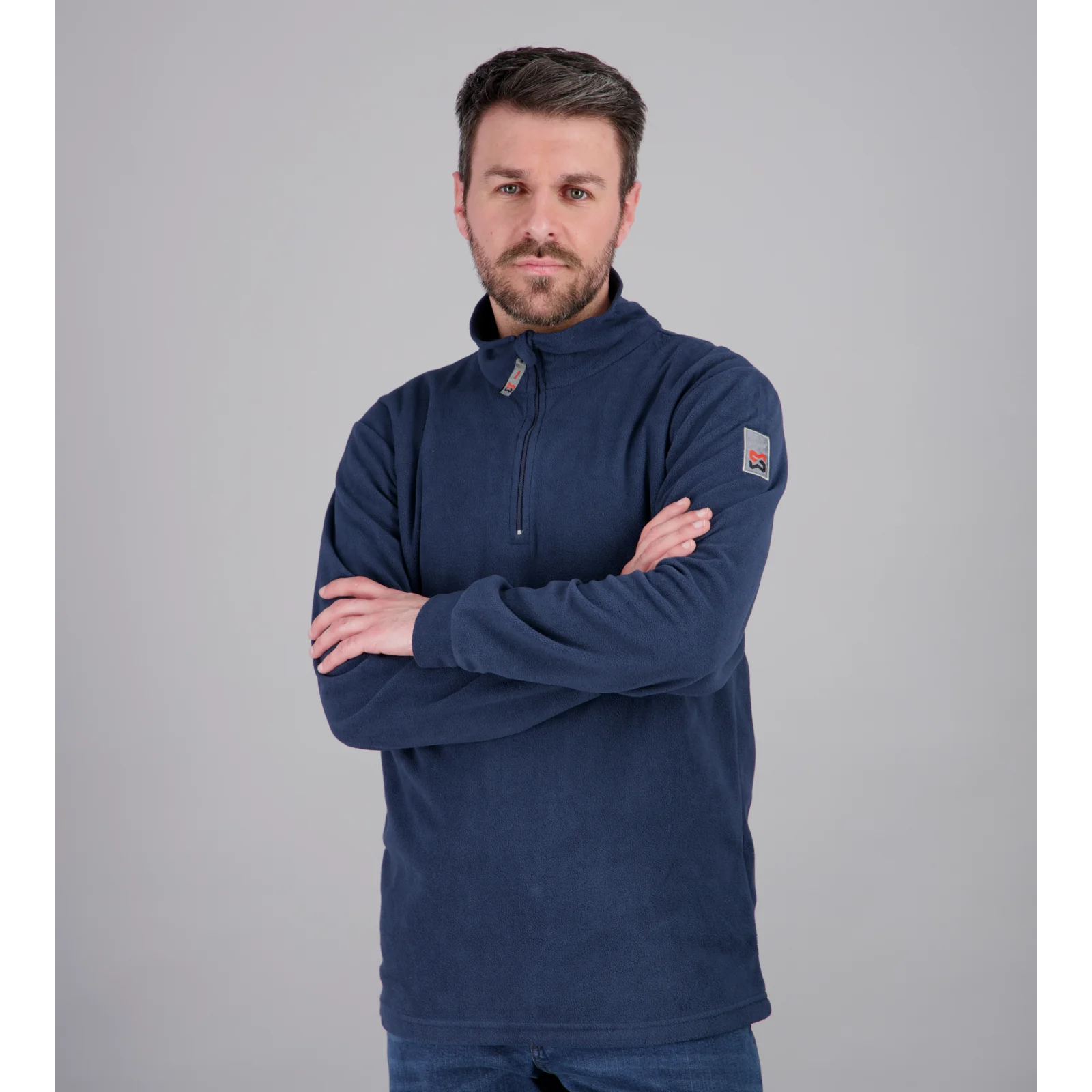 Maglia in Micro Pile Collo a Zip - Italia Militare