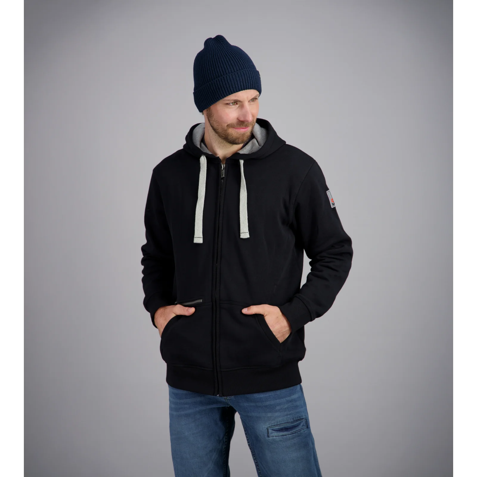 1 pezzo Berretto unisex lavorato a maglia con toppa con logo a lettera