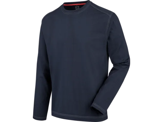 Blue 84 Maglietta A Maniche Lunghe Uomo – Grigio Melange Scuro, Taglia L, Con Nome Squadra Arching, Fanwear