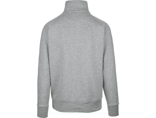 Felpa con cappuccio e cerniera Loose Fit - Grigio chiaro mélange - UOMO