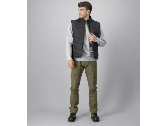 TG. 40 Corto) beeswift Pantaloni Foderati Tornio Lavoro, Nero, 40