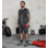 Bermuda da lavoro Stretch X antracite