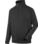 Felpa Job+ 1/2 zip nero