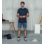 T-shirt Job+ navy 100% cotone jersey