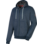 Felpa Denim con cappuccio blu