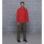 Mikrofleece Halfzip Job+ rot