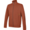 Sweatjacke Fusion kupferrot