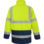 Parka alta visibilità 4 in 1 giallo
