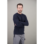 Langarm Polo Job+ anthrazit
