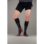 Calzino Winter nero rosso