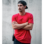 T-Shirt X-Finity rubinrot