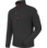 Fleecepullover Stretch schwarz