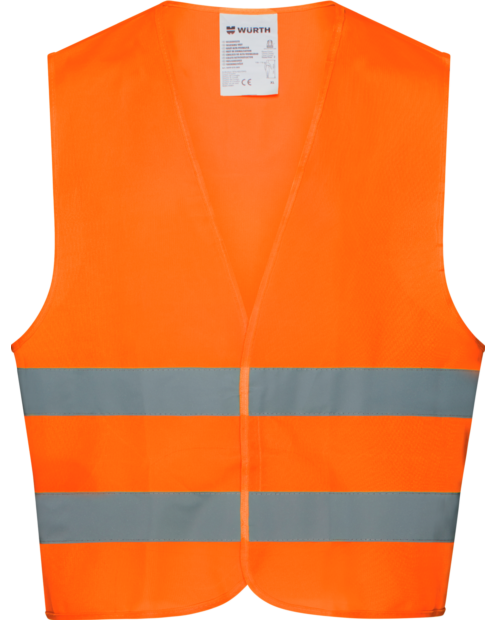 Warnschutz Weste EN ISO 20471:2013 orange