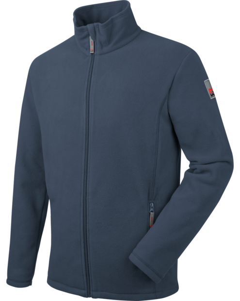 Pile blu zip lunga unisex