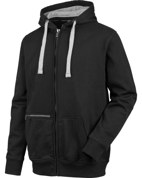Sportliche designte und robuste Kapuzenjacke für alle Handwerker, modernes Design für einen lässigen Look
