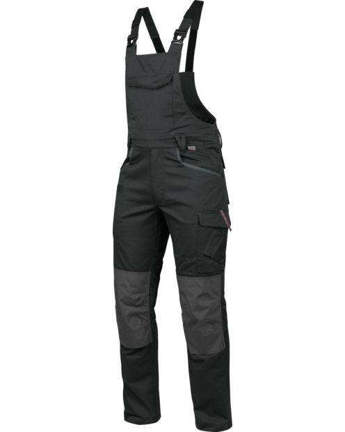 Moderne Arbeitslatzhose Stretch X anthrazit mit innovativem Stretch-Material.
