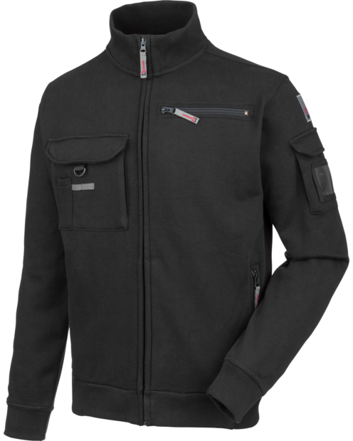 Felpa fullzip Dynamic nera