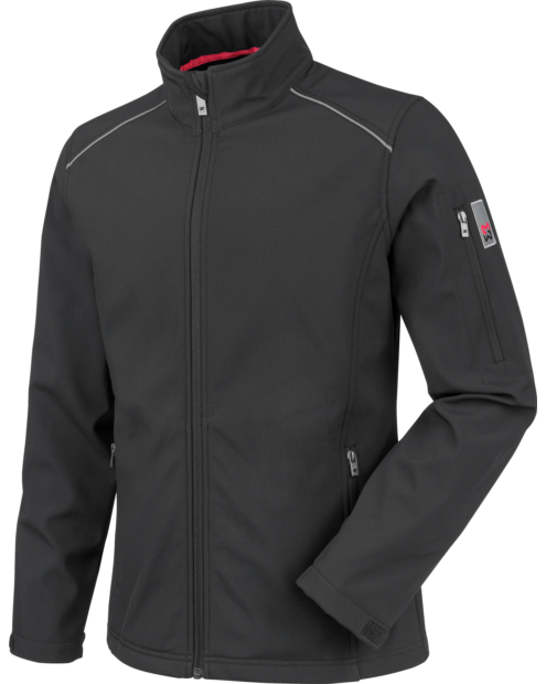 Schwarze Softshelljacke City