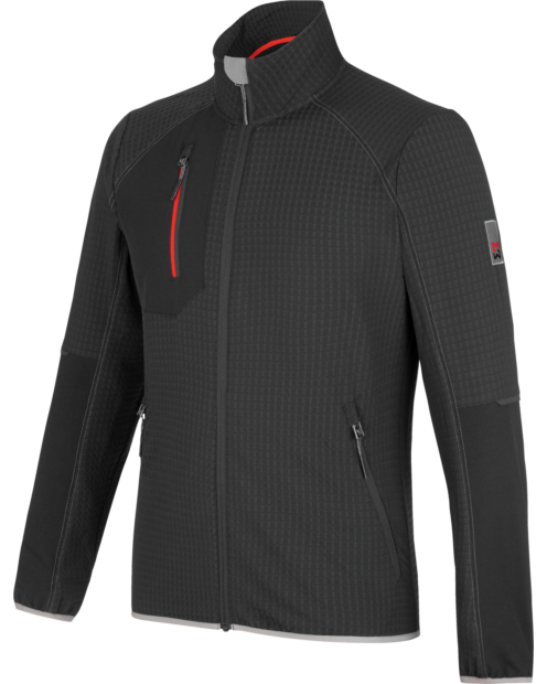 Fleece Jacke Stretch X anthrazit