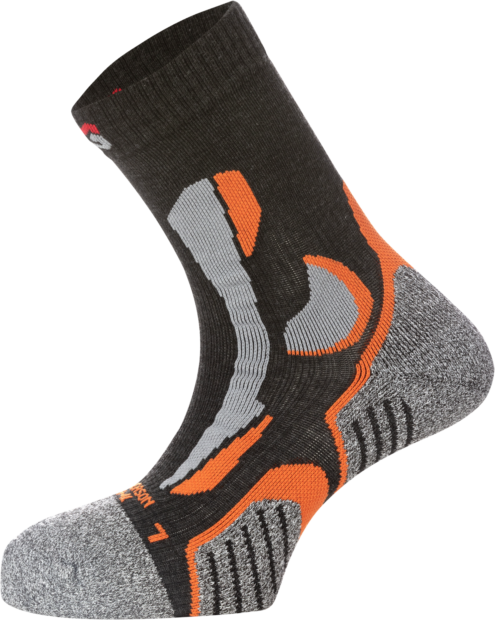 Socken All Season anthrazit orange