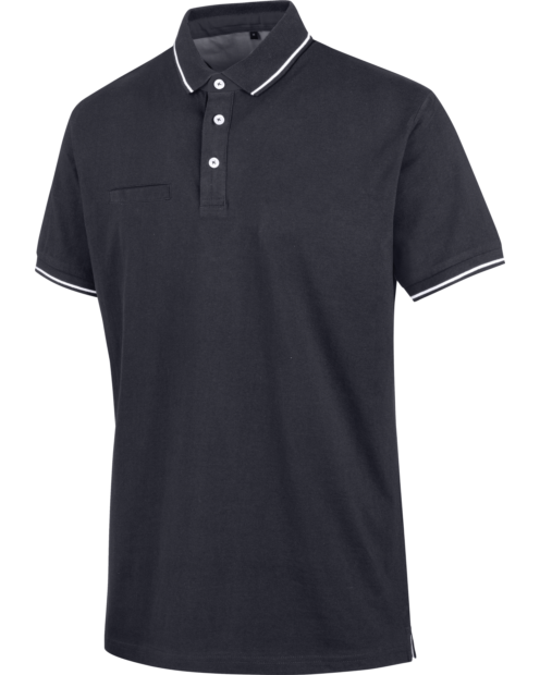 Poloshirt Jersey blau