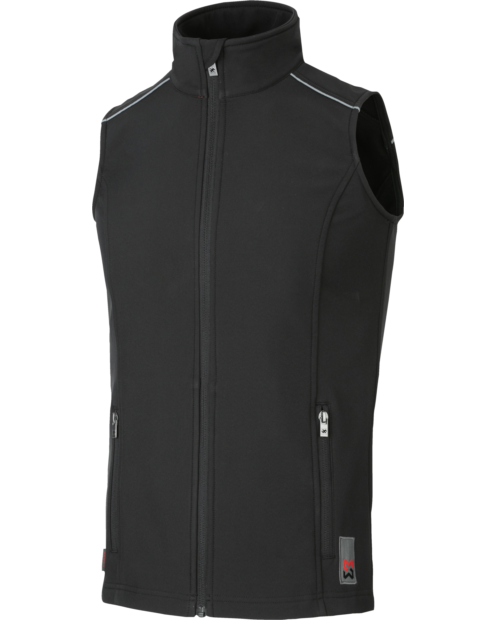 Gilet City in softshell donna nero
