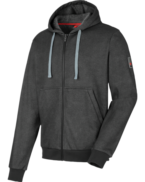 Felpa Denim con cappuccio nera