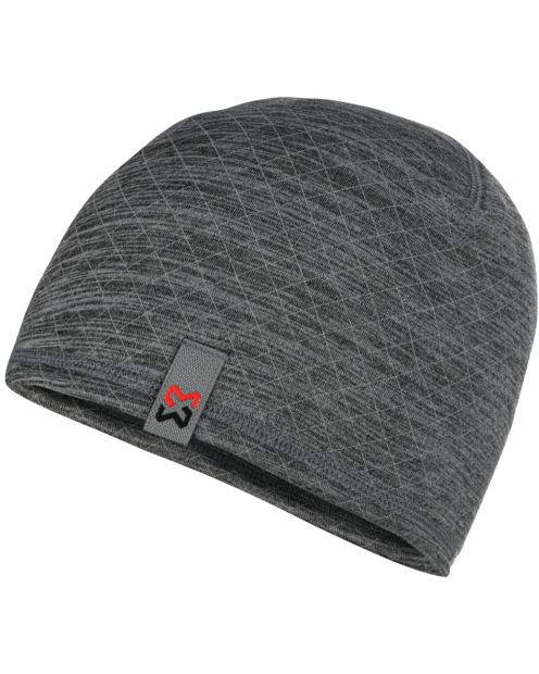 Berretto in pile reflex grigio