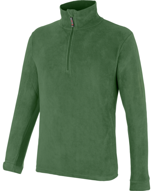 Mikrofleece Halfzip Job+ grün