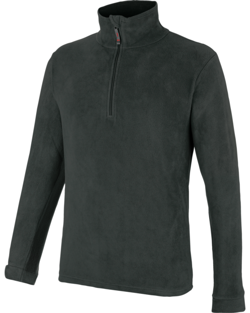 Mikrofleece Halfzip Job+ anthrazit