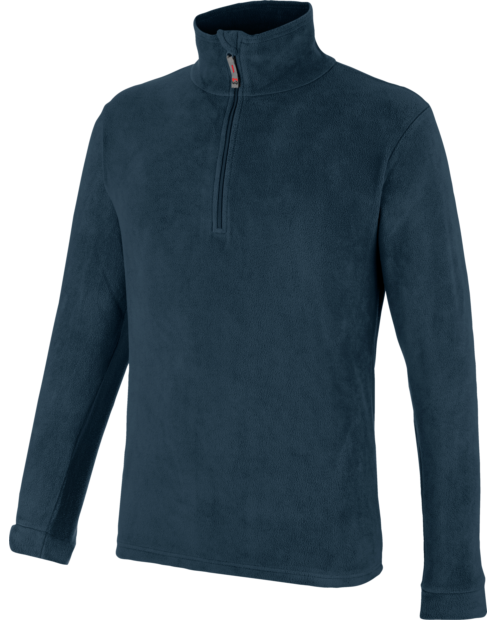 Mikrofleece Halfzip Job+ marineblau