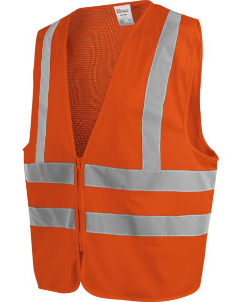 Warnschutzweste aus Netzgewebe EN 20471 Klasse 2 orange