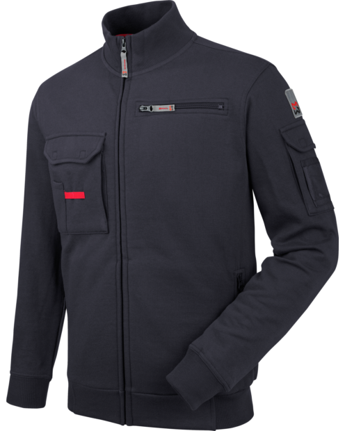 Felpa fullzip Dynamic blu