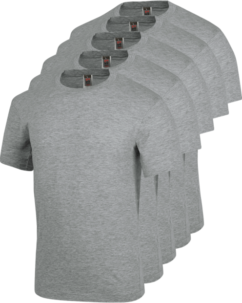 T-shirt X5 grigia 5 pezzi