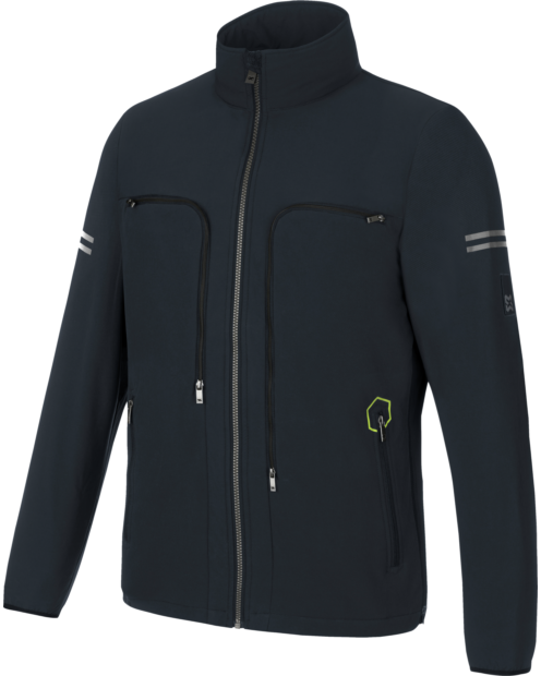 Thermojacke Fusion marineblau