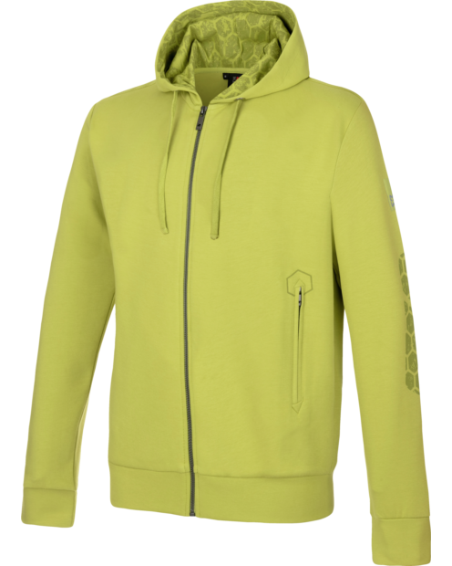 Sweatjacke mit Kapuze dark citron