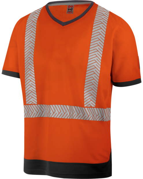 T-shirt alta visibilità Fluo arancione