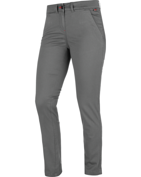 Chino Hose für Frauen grau