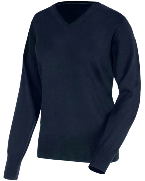 Pullover V-Neck für Frauen blau