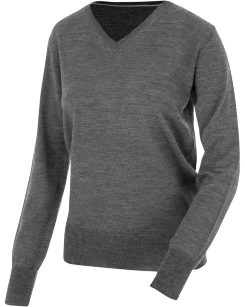 Pullover donna V-Neck grigio