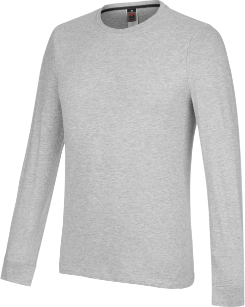T-shirt manica lunga Job+ grigio melange
