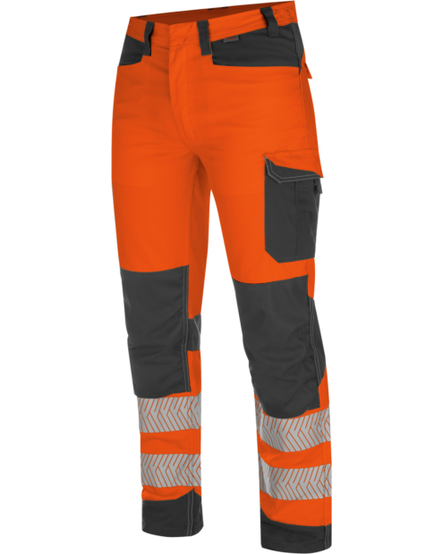 Warnschutzhose Fluo EN 20471 Klasse 2 orange
