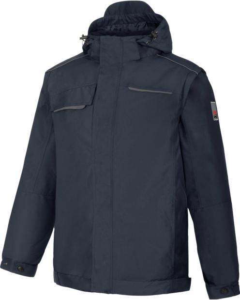 Winterjacke mit abnehmbaren Ärmel Star dunkelblau