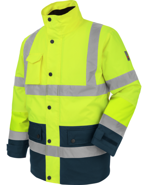 Warnschutzparka 4 in 1 gelb