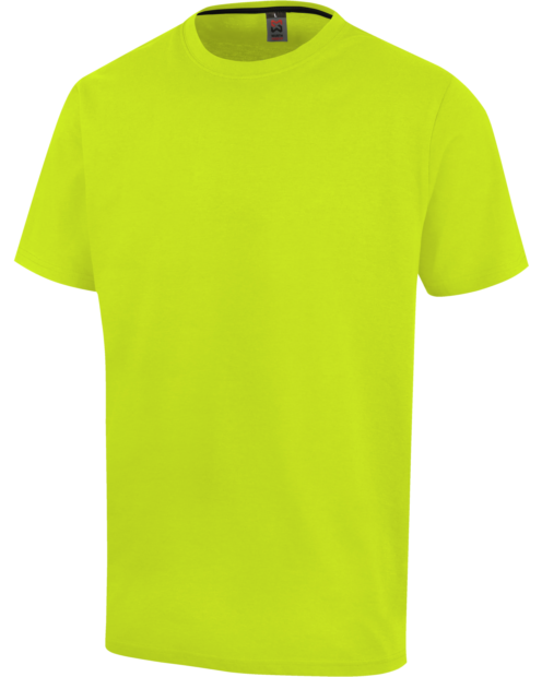 T-shirt Job+ lime 100% cotone jersey